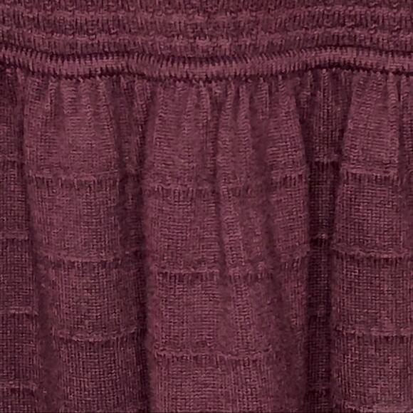 Vince Camuto Size Small Knit Maroon Stretchy Sweater Dress-Fit N Flare-Modest - Picture 7 of 13